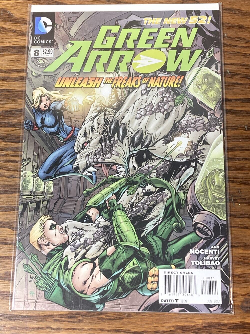 2012 Green Arrow #8 DC Comics The New 52 original